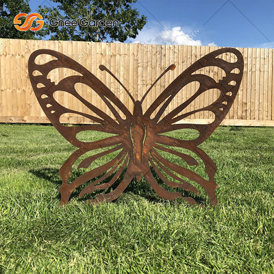 Il laser di Art Landscape Corten Steel Ornaments del giardino ha tagliato le decorazioni animali del modello del metallo