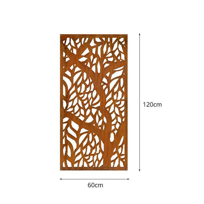 Schermo decorativo d'acciaio di Corten dei prodotti del giardino del metallo di personalizzazione ad alta resistenza