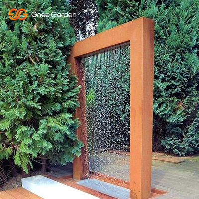bene durevole d'acciaio rustico decorativo spesso della parete dell'acqua di 3mm Corten