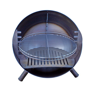Barbecue d'acciaio di cottura all'aperto di Corten del barbecue del carbone delle griglie del metallo bruciante di Corten di legno
