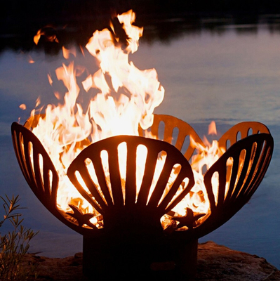 La conservazione calda ha arrugginito fuoco d'acciaio Pit For Backyard Patio di 100cm Corten
