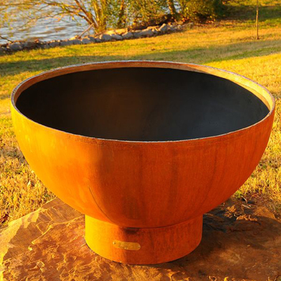 Il laser personalizzabile ha tagliato il fuoco d'acciaio portatile Pit Outdoor Prerusted di Firepits Corten