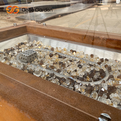 Acciaio di campeggio all'aperto Firepit di Pit Large Bonfire Wood Stove Corten del fuoco