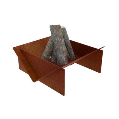 Naturale di riscaldamento all'aperto d'acciaio staccabile di Corten Firepit GN-FP-333 arrugginito