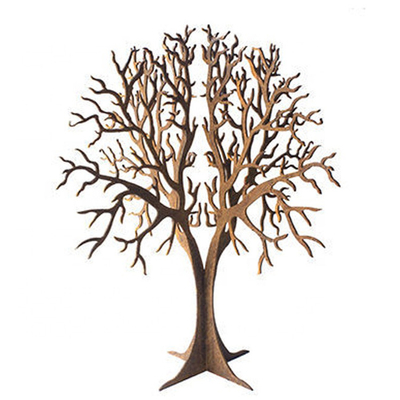 L'acciaio di Corten ha arrugginito albero all'aperto realistico del metallo scolpisce decorativo