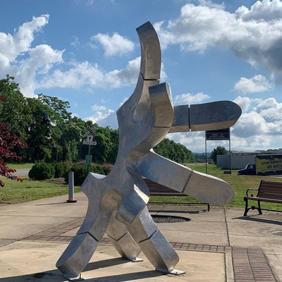 Scultura astratta moderna del metallo del ghisa di approvazione dello SGS per il ristorante