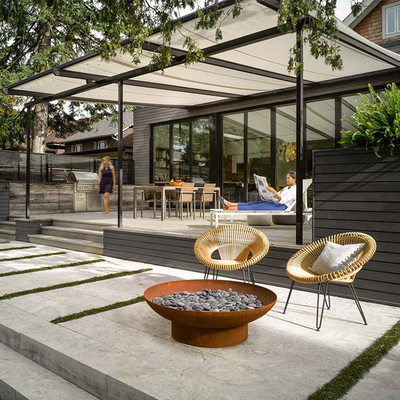 Nuovo pozzo del fuoco di Rusty Corten Steel Metal Camping di progettazione