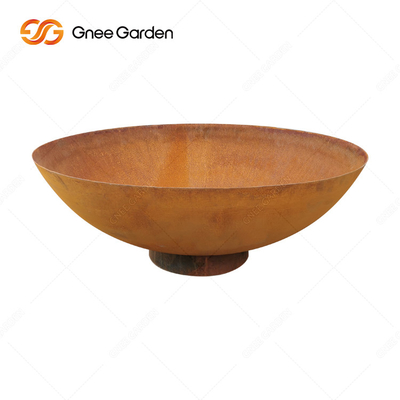 Sopravvivendo la colonna d'acciaio del patio del metallo di Corten inforni la sfera Firepit di Pit Carbon Steel Half Ball