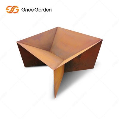 Nuovo pozzo del fuoco del barbecue di Rusty Corten Steel Metal Camping di progettazione