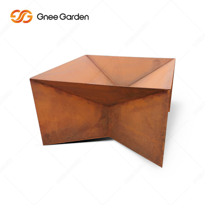 Nuovo pozzo del fuoco del barbecue di Rusty Corten Steel Metal Camping di progettazione