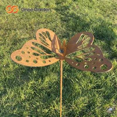 Il laser di Art Landscape Corten Steel Ornaments del giardino ha tagliato le decorazioni animali del modello del metallo