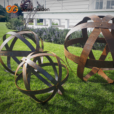 La decorazione del metallo del paesaggio del giardino orna la decorazione d'acciaio di Corten per Homeyard