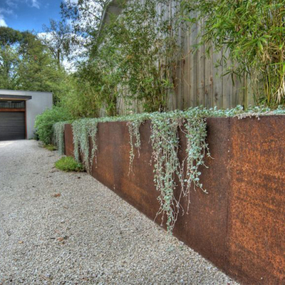 Il laser ha tagliato la piantatrice d'acciaio di Corten di rivestimento della ruggine