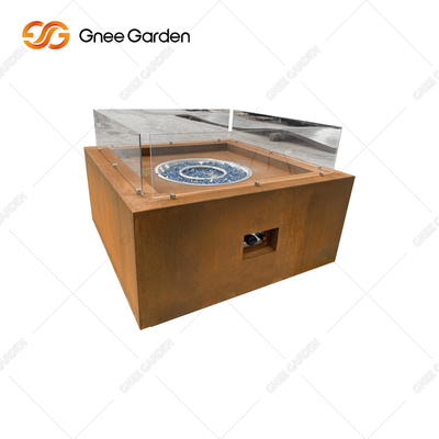 Camino di gas all'aperto di Heater Square Fire Pit Table del gas