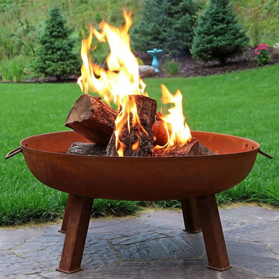fuoco resistente Pit Large Bonfire Brazier Fire Pit Weather Proof del metallo 10*42inch