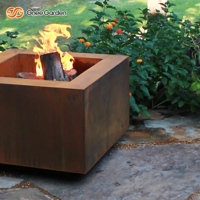 Pozzo d'acciaio del fuoco di Pit Heavy Duty Wood Burning del fuoco del ODM 120cm Corten dell'OEM