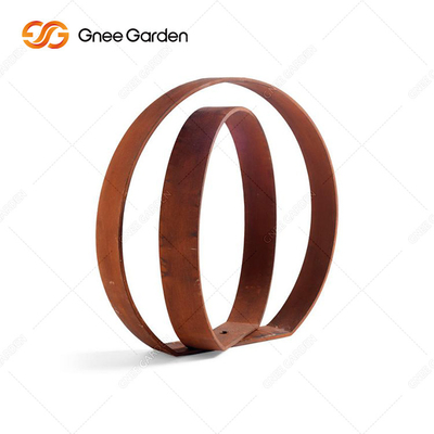 Grande materiale illustrativo d'acciaio moderno 175cm all'aperto della scultura di Corten con le curve regolari