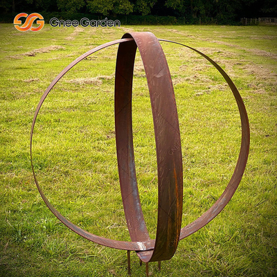 Grande materiale illustrativo d'acciaio moderno 175cm all'aperto della scultura di Corten con le curve regolari