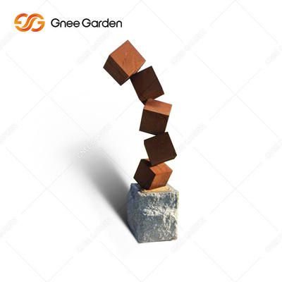 Paesaggio di Rusty Garden Sculpture Handmade Garden del metallo di spessore 5-8mm grande