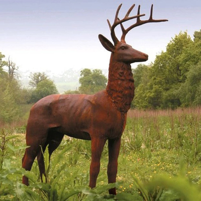 Le statue bronzee all'aperto moderne dello SGS IL TUV Corten bronzano le statue dell'iarda 175cm