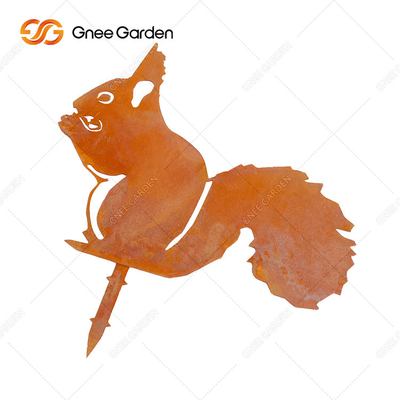 Il giardino d'acciaio di Corten del grado di AISI GB orna la scultura animale