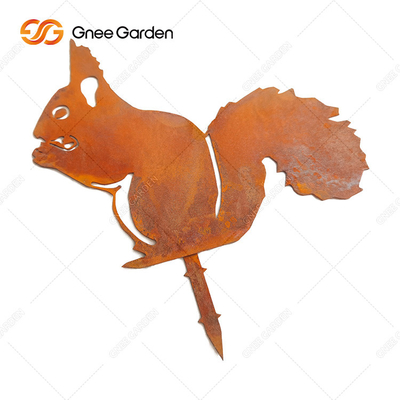 Il giardino d'acciaio di Corten del grado di AISI GB orna la scultura animale