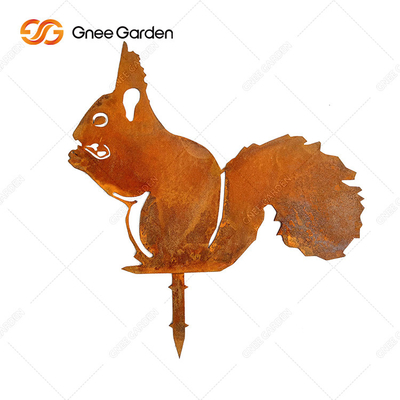 Il giardino d'acciaio di Corten del grado di AISI GB orna la scultura animale