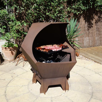 Resistenza agli'agenti atmosferici europea di cottura all'aperto d'acciaio della griglia del barbecue delle griglie di Corten