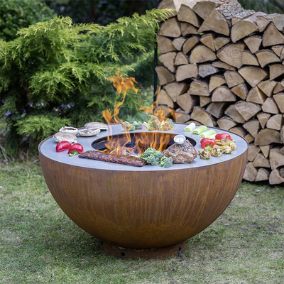 L'addetto alla brasatura bruciante di legno che non dà fumo inossidabile del barbecue di Firepit pre ha sopravvissuto