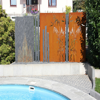 Il giardino decorativo dei prodotti del giardino del metallo della Camera scherma la parte alta d'acciaio di Corten