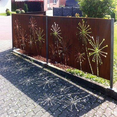 Il giardino d'acciaio decorativo scolpito di Corten scherma il servizio del ODM dell'OEM dei pannelli