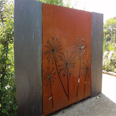 Schermo d'acciaio di segretezza di Corten degli alti di rigidità del metallo prodotti del giardino squisito