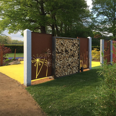 Schermo d'acciaio di segretezza di Corten degli alti di rigidità del metallo prodotti del giardino squisito