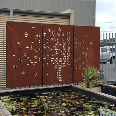 Il laser standard dei prodotti del giardino del metallo di ASTM ha tagliato i pannelli d'acciaio dello schermo di Corten