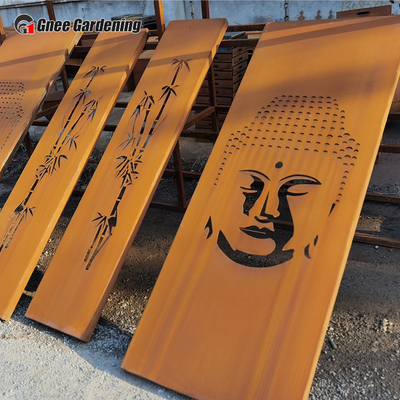 Il laser decorativo moderno dei prodotti del giardino del metallo dello SGS ha tagliato i pannelli d'acciaio di Corten