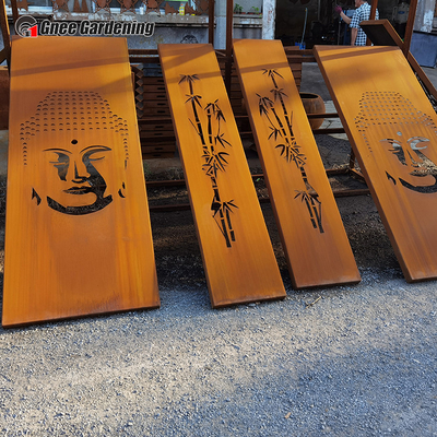 Il laser decorativo moderno dei prodotti del giardino del metallo dello SGS ha tagliato i pannelli d'acciaio di Corten