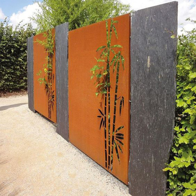 Prodotti da giardino in metallo pre arrugginiti Pannelli decorativi in ​​acciaio corten realizzati su misura