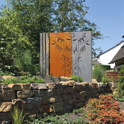 Prodotti da giardino in metallo pre arrugginiti Pannelli decorativi in ​​acciaio corten realizzati su misura