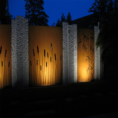 Schermi d'acciaio architettonici del giardino di Art Metal Garden Products Sturdy Corten