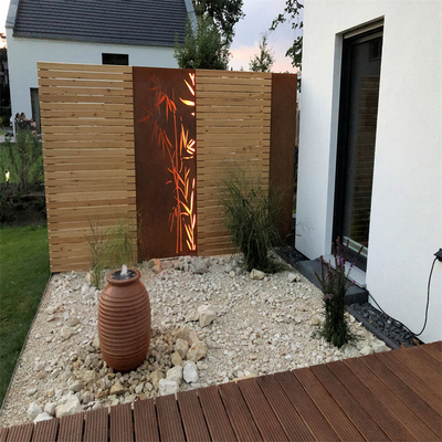 Schermi d'acciaio architettonici del giardino di Art Metal Garden Products Sturdy Corten
