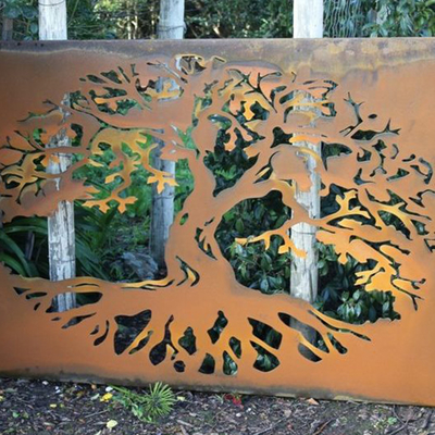 Decorazione d'acciaio del cortile dello schermo di segretezza di corten dei prodotti del giardino del metallo dell'OEM