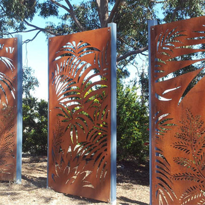 Decorazione d'acciaio del cortile dello schermo di segretezza di corten dei prodotti del giardino del metallo dell'OEM