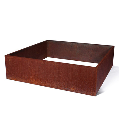 L'acciaio di TUV Corten ha sollevato l'abitudine del letto 65l*65w*30h cm del giardino dipinta