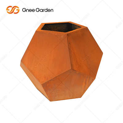 Vaso d'acciaio decorativo della pianta di Corten delle piantatrici del giardino del ODM Corten dell'OEM antiusura
