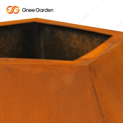 Vaso d'acciaio decorativo della pianta di Corten delle piantatrici del giardino del ODM Corten dell'OEM antiusura