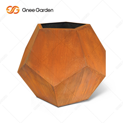 Vaso d'acciaio decorativo della pianta di Corten delle piantatrici del giardino del ODM Corten dell'OEM antiusura