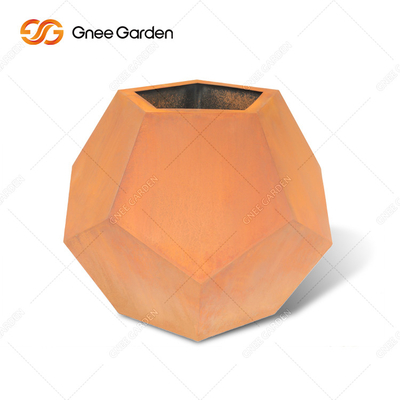 Vaso d'acciaio decorativo della pianta di Corten delle piantatrici del giardino del ODM Corten dell'OEM antiusura