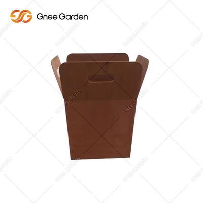 Arrugginisce la grande piantatrice del secchio del metallo del ferro libero per stile di giardinaggio all'aperto della decorazione di Inhance
