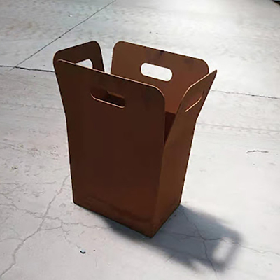 Arrugginisce la grande piantatrice del secchio del metallo del ferro libero per stile di giardinaggio all'aperto della decorazione di Inhance