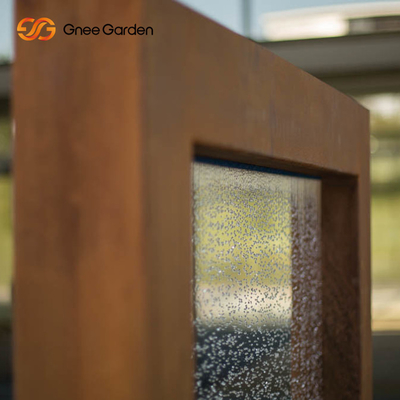 bene durevole d'acciaio rustico decorativo spesso della parete dell'acqua di 3mm Corten